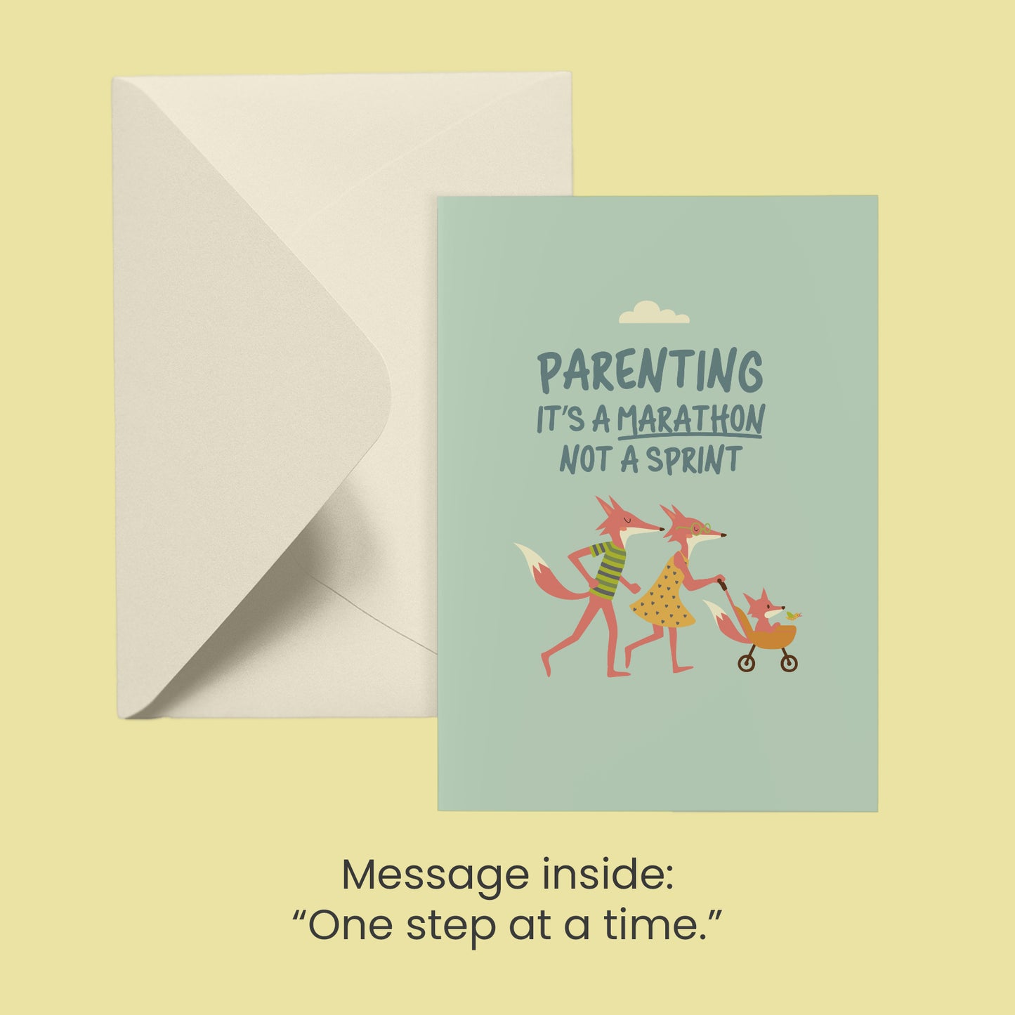 New Baby Greeting Cards 4-Pack – Illustrated Edition