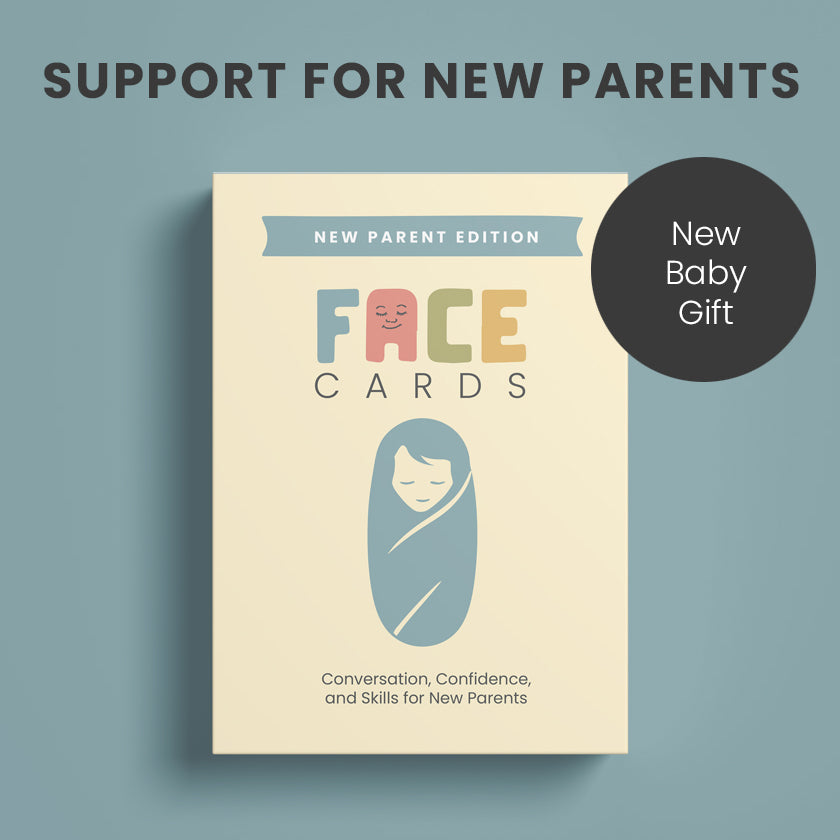 New parent and pregnancy support gift set with card
