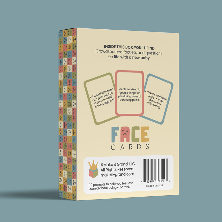 FACE Cards Conversation Deck New Parent Edition